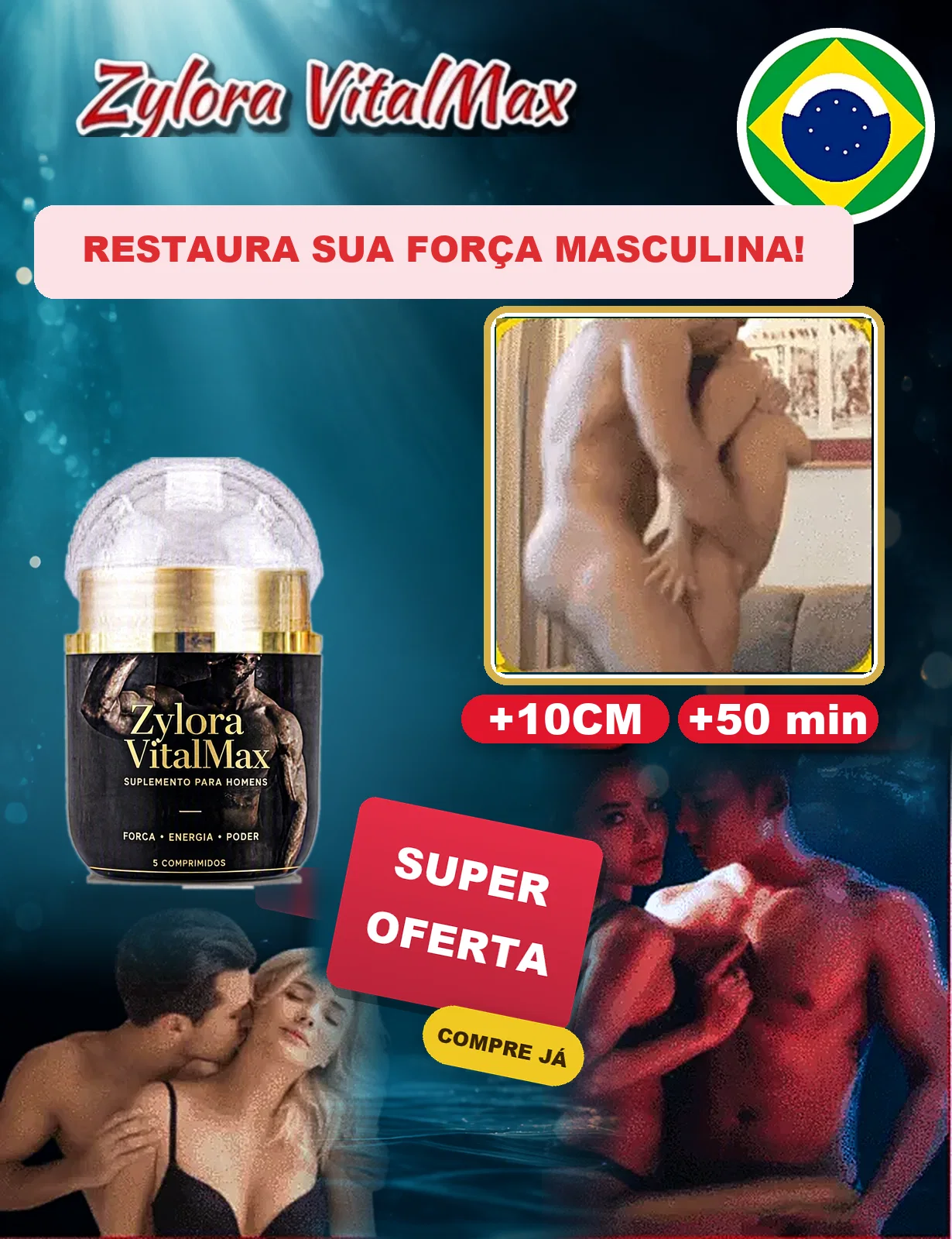 Zylora VitalMax restaura a verdadeira for&ccedil;a masculina